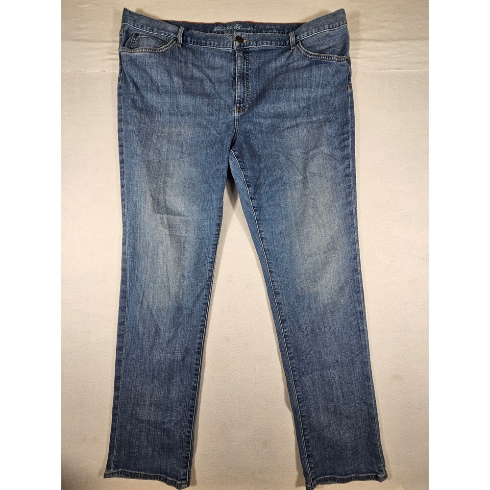 Eddie Bauer Boyfriend Slim Jeans Womens 20โ Medium Wash Blue EB3117901-R-AUT